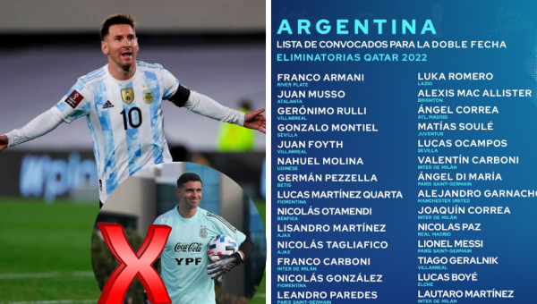 Siete novedades y regresa Messi: Así es la sorpresiva convocatoria de Argentina para el cierre de las eliminatorias