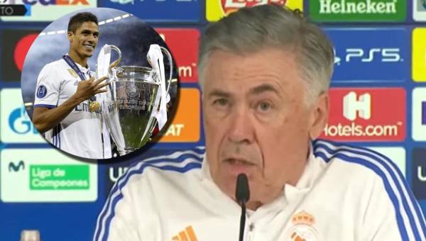 Ancelotti dijo que las palabras de Varane son por las exigencias que tiene el Real Madrid y una de ellas es ganar la Champions.