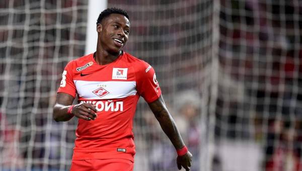 Quincy Promes jugó en Sevilla y en el Ajax de Holanda y ahora pertenece al Spartak de Moscú.