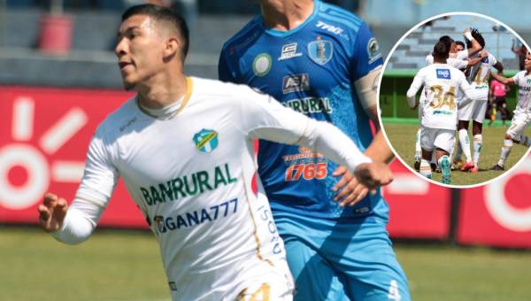 El mediocampista hondureño marcó su primer gol con la camiseta del Comunicaciones en Guatemala.
