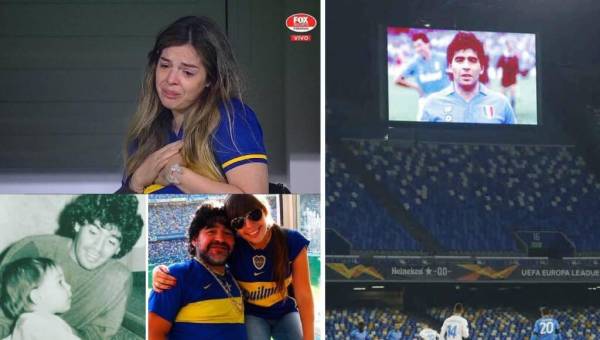 Dalma, hija de Diego Armando Maradona, no puede entrar al estadio del Napoli para rodar un documental.