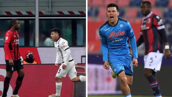 Seria A: Milan deja escapar el liderato ante Spezia; llaman “imbecil” al Chucky Lozano y responde con doblete en triunfo del Napoli