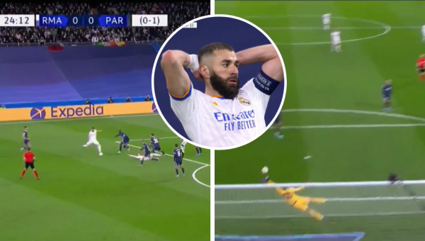 ¡Con las uñas! La enorme tapada de Donnarumma a Benzema que evitó un golazo en el Real Madrid-PSG