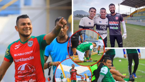 Los equipos de Liga Nacional y Ascenso en Honduras se preparan para el Clausura 2022. El sábado se disputaron dos encuentros amistosos y uno de ellos marcó el regreso de “Rambo” de León a sus 42 años. FOTOS: Neptali Romero.