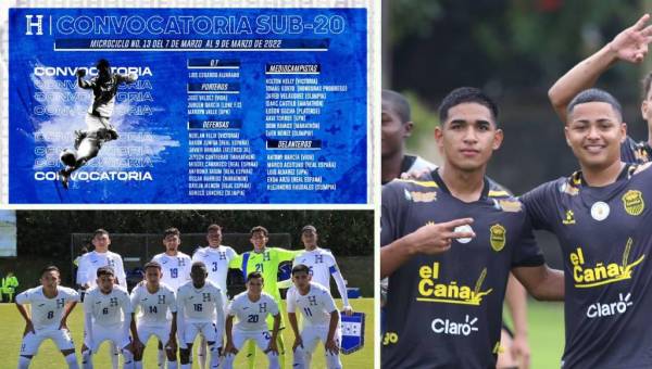 Honduras gira convocatoria para microciclo de la Sub-20 de cara al Premundial: Real España impone en la nómina