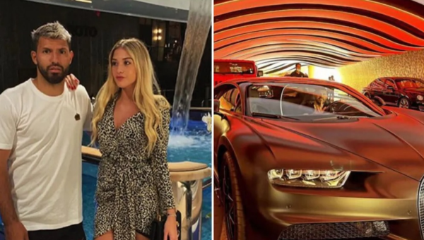 Kun Agüero disfruta de unas vacaciones en Dubái junto a su sexy novia Sofía Calzetti.
