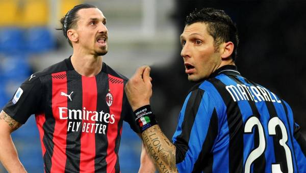 Ibrahimovic y Materazzi protagonizaron una gran rivalidad cuando dejaron de ser compañeros en el Inter.