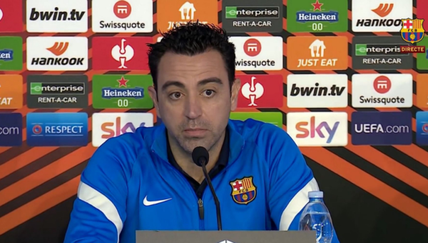 Xavi, convencido de avanzar en Europa League: “Será complicado para nosotros, pero es una buena prueba de que el Barça”