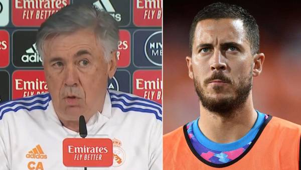 Ancelotti se pronunció sobre el futuro de Hazard en el Real Madrid luego de los rumores de su posible marcha.