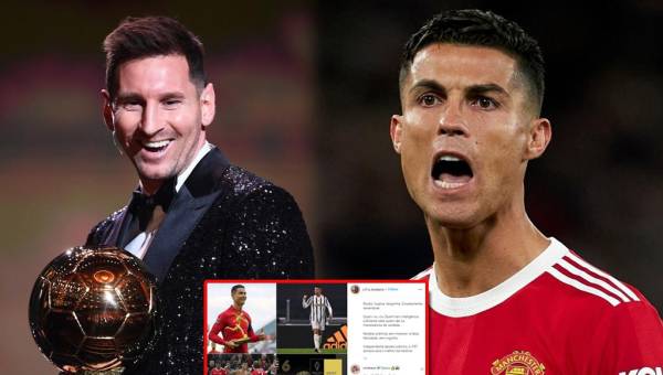 Cristiano Ronaldo le respondió a uno de sus seguidores por el Balón de Oro que ganó Messi. Su comentario se viralizó rápidamente.