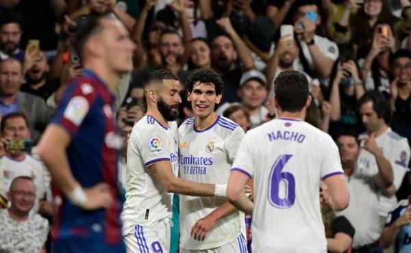 Real Madrid ha conseguido una paliza de 5-0 ante el Levante en el Bernabéu.