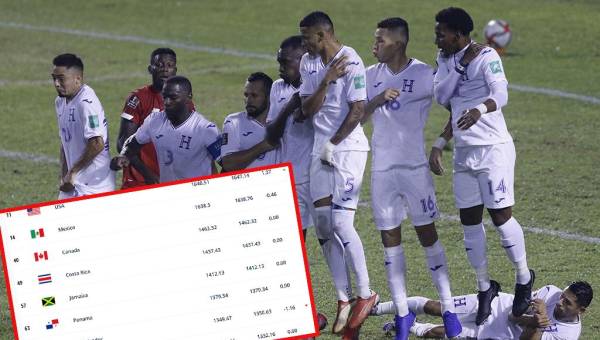 La Selección de Honduras tuvo un bajón impresionante en el ranking de FIFA y está a punto de ser superada por Curacao y Haiti. Fotos archivo DIEZ