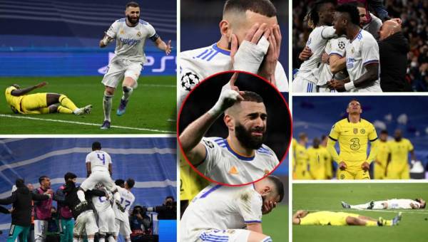 El Real Madrid volvió a tener una noche mágica de Champions League en el Santiago Bernabéu: esta vez pasaron de estar eliminados ante el Chelsea a falta de diez minutos, a darle la vuelta en prórroga y avanzar a semis. Benzema, que fue el héroe, quedó al borde de las lágrimas tras la clasificación.