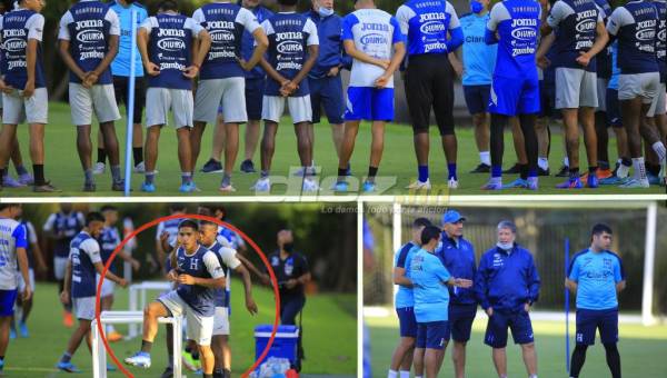 ¡Con nuevos rostros! Con casi nómina completa, la Selección de Honduras realizó su primer entrenamiento de cara al cierre de la eliminatoria