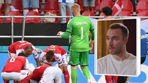 Christian Eriksen revive de nuevo su colapso en el Dinamarca-Finlandia en la Eurocopa.