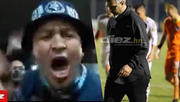 Aficionados de Motagua se fueron ardidos del Nacional y una parte ha pedido la salida de Diego Vázquez