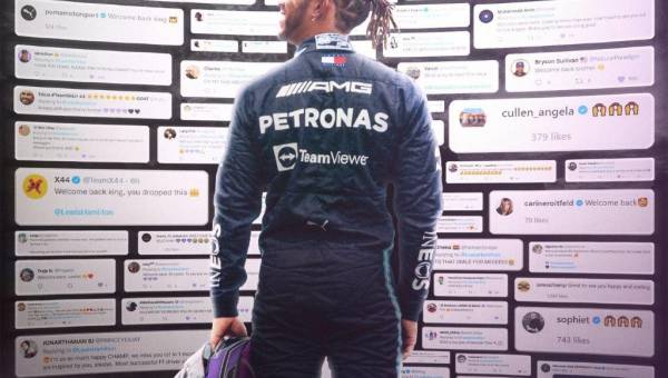 Lewis Hamilton regresa a Mercedes luego de dos meses sin dar una sola palabra.