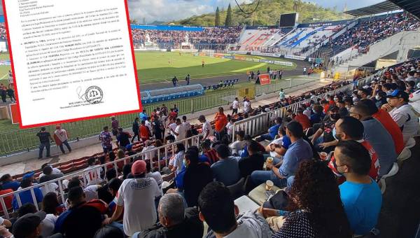 El Olimpia tendrá que pagar una multa de 20 mil lempiras por la quema de pólvora de la Ultrafiel durante el partido de ida frente al Vida.