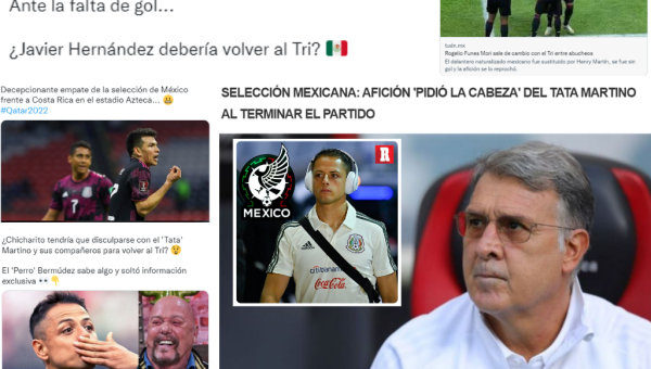 La selección de México no pasó del empate contra Costa Rica y eso explotó la crisis, “Tata” Martino es el principal señalado, se cansaron de Funes Mori y piden a este entrenador para que sustituya al argentino.