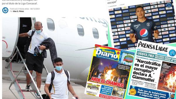 Los medios de Guatemala no le han dado mucho espacio al Comunicaciones que este miércoles juega la final de ida de la Concacaf League. Los principales rotativos no lo llevan en sus portadas.