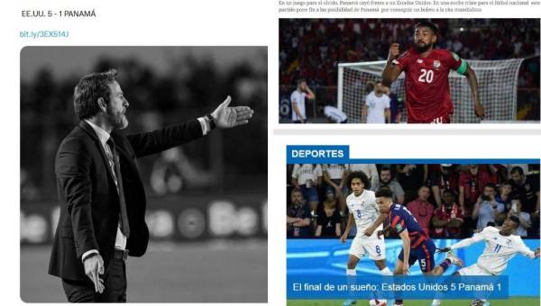 La prensa de Panamá lamenta haberse quedado sin opciones de clasificar al Mundial de Qatar 2022. Ni al repechaje se metieron al final.