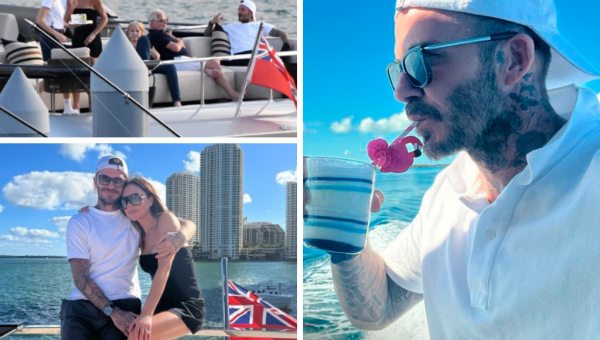 David Beckham disfruta junto a su familia las vacaciones, el inglés compró un yate y The Sun reveló lo que le costó. Victoria, mujer del ex jugador deslumbró con su belleza.