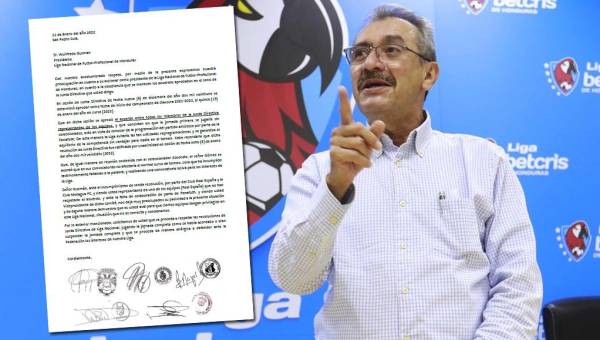 Marathón, Platense, Vida, Real Sociedad y Honduras Progreso exigen a Liga Nacional que se juegue completa la Fecha 1 o se reprograme.