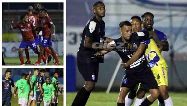 Olimpia cierra la jornada 8 como líder del Clausura 2022. Victoria es segundo y Honduras Progreso con su triunfo ante los jaibos se metió a la zona de clasificación. Fotos DIEZ