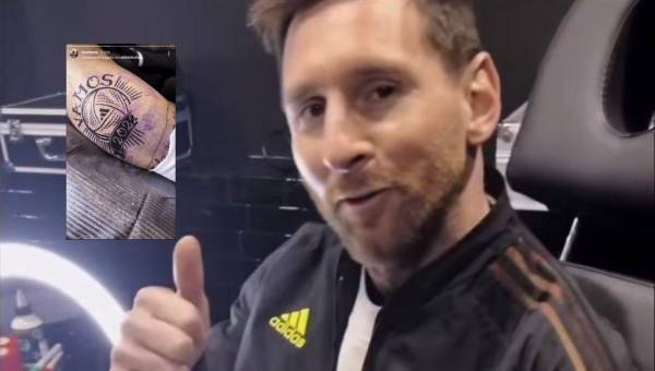 Este es el nuevo tatuaje de Lionel Messi de cara al Mundial de Qatar 2022.