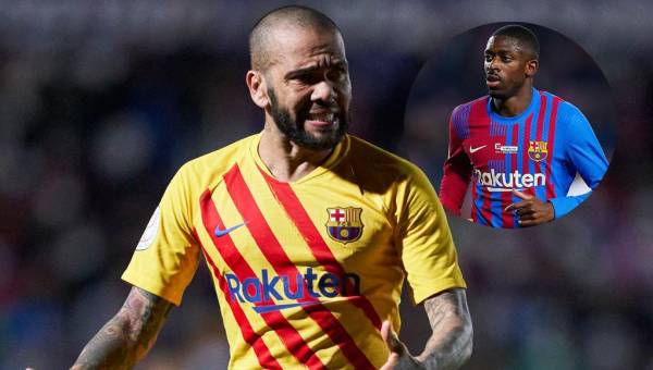 Dani Alves quiere Dembélé siga jugando en el Barcelona hasta que termine su contrato.