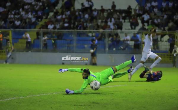 El portero García ha salvado en varias ocasiones a la Selección de Honduras. Foto: Melvin Cubas.