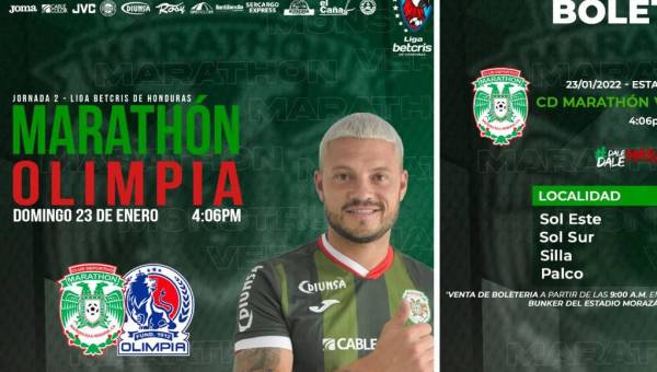 Espectáculo en el Morazán: Marathón anuncia sus precios en boletería para su choque ante Olimpia por la jornada 2