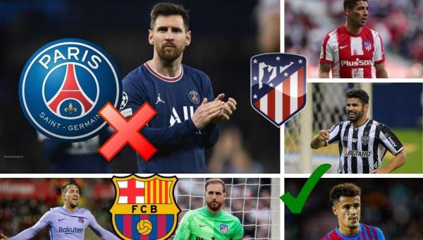 Lo más reciente del mercado de fichajes en el fútbol de Europa. Luis Suárez, Coutinho, Luuk de Jong, Messi y Oblak, los nombres del día.