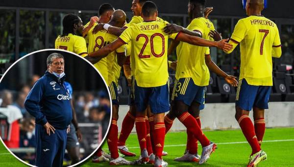 Honduras arranca el 2022 con derrota ante Colombia y el ‘Bolillo’ Gómez suma su tercera caída al frente de la Bicolor