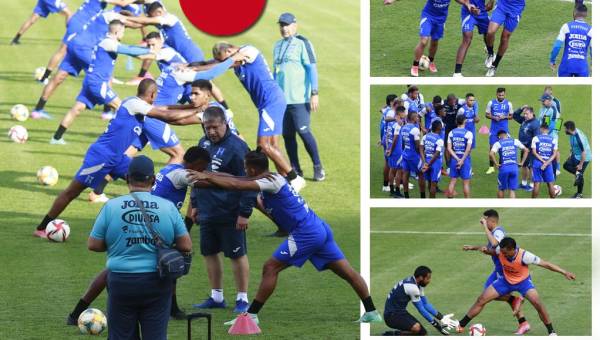 La Selección de Honduras arrancó sus trabajo de preparación para el juego amistoso del domingo contra Colombia en Fort Lauderdale. El “Bolillo” trabajó con 16 de los 18 convocados. Fotos Neptalí Romero