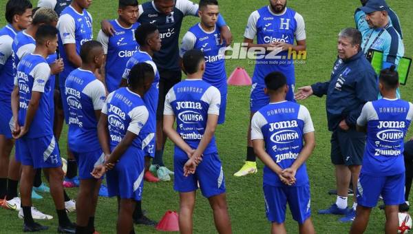 La Selección de Honduras comenzó sus trabajos de preparación para el amistoso del domingo contra Colombia en Florida. Fotos Neptalí Romero
