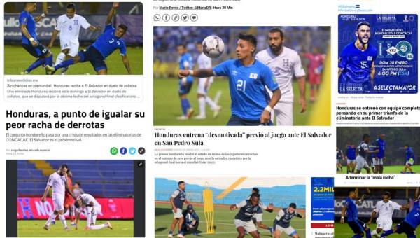 El Salvador nunca le ha ganado a Honduras en suelo catracho y hoy tiene posibilidades debido al pésimo momento que atraviesa la Bicolor.