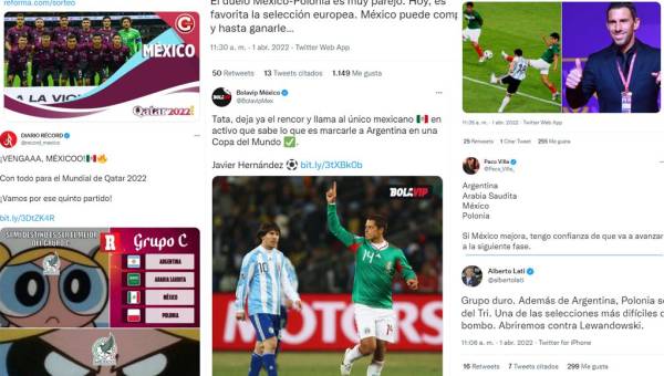México quedó en uno de los grupos más complicados del Mundial y la prensa de su país cree que es posible vencer a los argentinos y polacos.