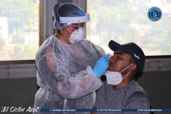 ¡Doloroso! Plantel de Motagua es sometido a pruebas de COVID-19 previo al juego ante Comunicaciones