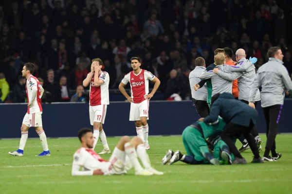 ¡Llanto y tristeza! Las imágenes del Ajax tras quedar fuera de la final de Champions