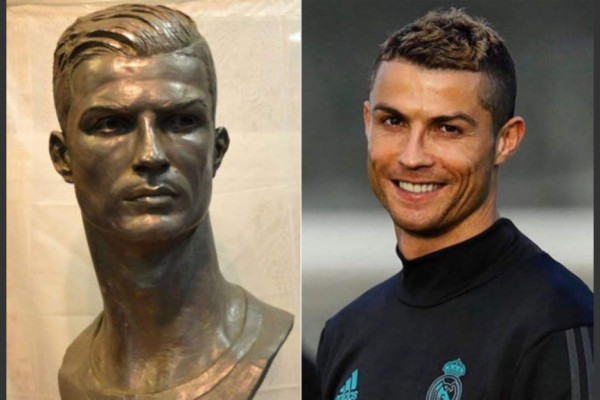 ¿CERO BURLAS AHORA? Cristiano ya tiene nuevo busto en aeropuerto de Madeira