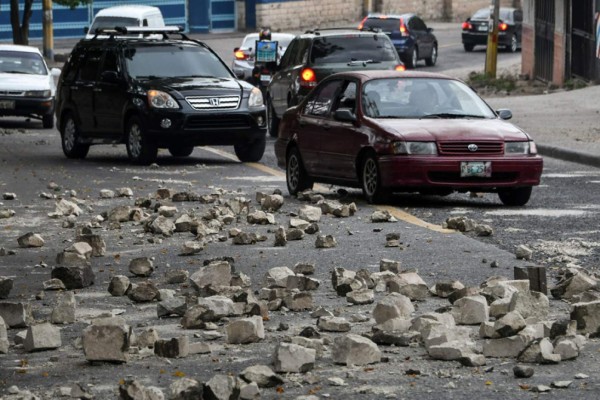 ¡Fuego y calles tomadas! Continúan las protestas en Tegucigalpa y otras ciudades del país