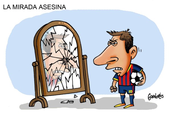 Las Mejores Caricaturas de Lionel Messi por Garabatos.