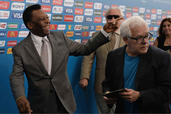 La alfombra roja del sorteo del Mundial Brasil 2014.