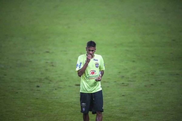 El alegre entrenamiento de Brasil antes de jugar contra Honduras