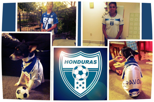 Hondureños por el mundo vibrando por la Bicolor