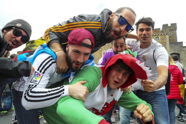 ¡Qué fiesta! Espectacular ambiente en Cardiff previo a la final de Champions