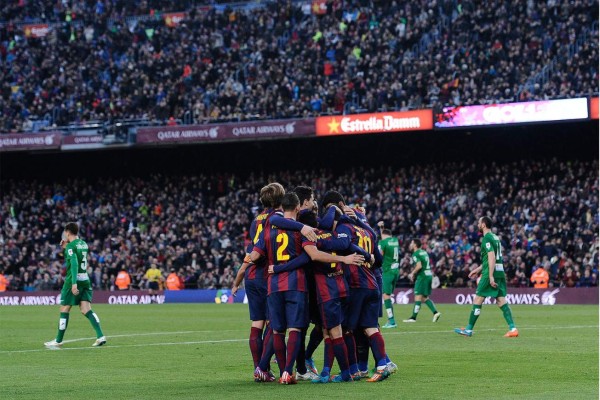 Barcelona goleó 5-0 a Levante con triplete de Lionel Messi