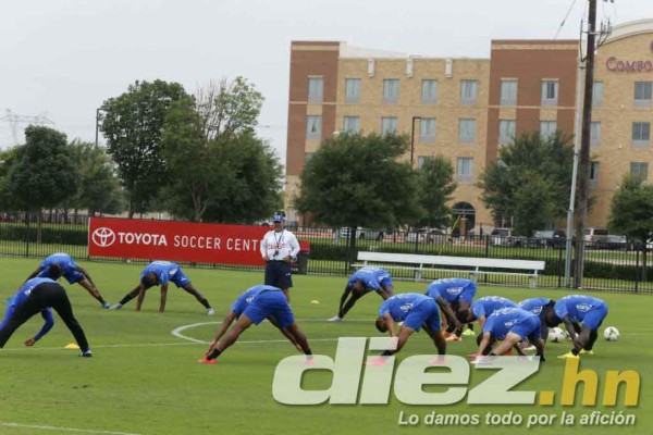 Honduras se prepara de cara al debut contra Estados Unidos