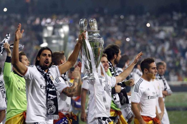 Celebración de 'La Décima” en el Bernabéu